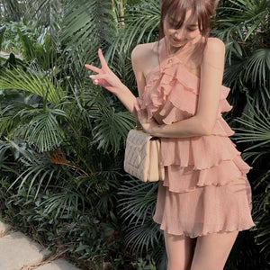 Layered Cake Peach Pink Dress - Hearts & Kisses Fashion Boutique - HNK Online Fashion Malaysia - Buy Dress Online. Shop Dress, Tops, Pants, Rompers, Sportswear & more. We Ship To Malaysia & Singapore.