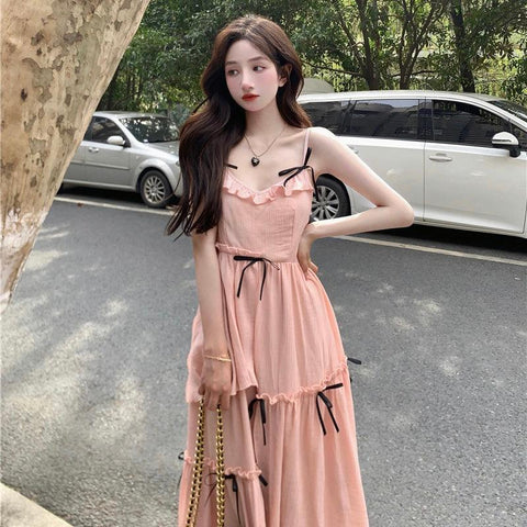 Luisy Black Ribbon Pink Dress - Hearts & Kisses Fashion Boutique - HNK Online Fashion Malaysia - Buy Dress Online. Shop Dress, Tops, Pants, Rompers, Sportswear & more. We Ship To Malaysia & Singapore.