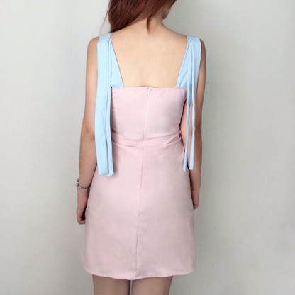 N022 Little Laces Sweet Dress - Hearts &amp; Kisses - Hearts &amp; Kisses Online Fashion Boutique. Shop for dress, skirt, korean romper, crop top, two piece set, dinner dress online, ready stock.
