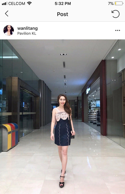 N022 Little Laces Sweet Dress - Hearts &amp; Kisses - Hearts &amp; Kisses Online Fashion Boutique. Shop for dress, skirt, korean romper, crop top, two piece set, dinner dress online, ready stock.