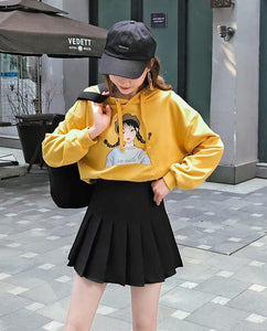 PA135 Colour Pleated Skirt-Hearts & Kisses Online Fashion Boutique