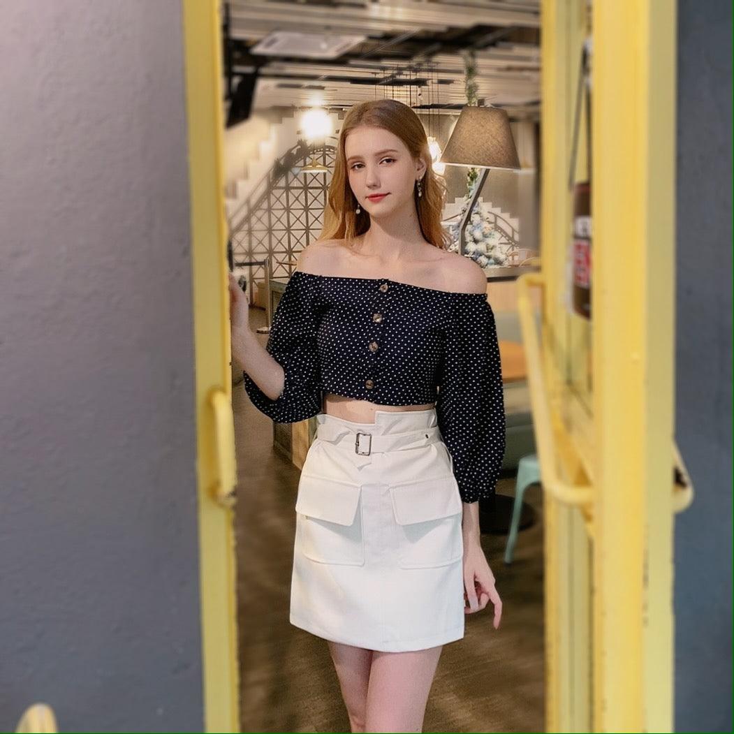 PN032 Two Wear Off Shoulder Top-Hearts & Kisses Online Fashion Boutique
