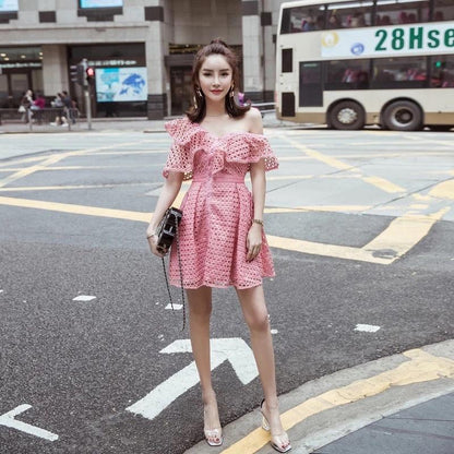 S002 Premium Off Shoulder Dress (Black)-Hearts &amp; Kisses Online Fashion Boutique